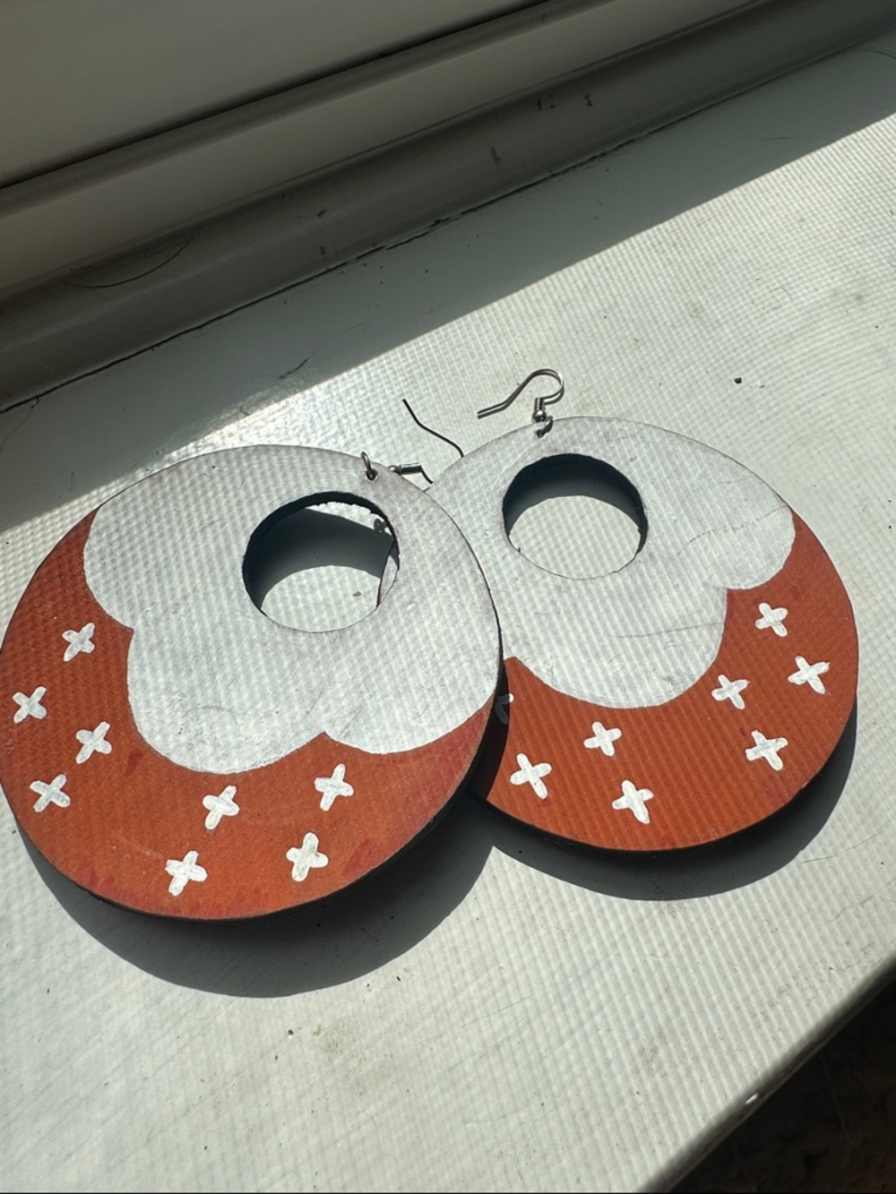 Handmade Native Leather earrings